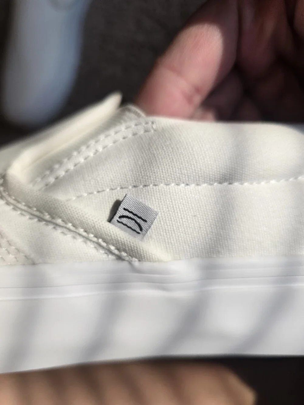 Clearweather Dodds White Canvas Slip On Skate Shoes NIB Mens 10.5 Womens 12
